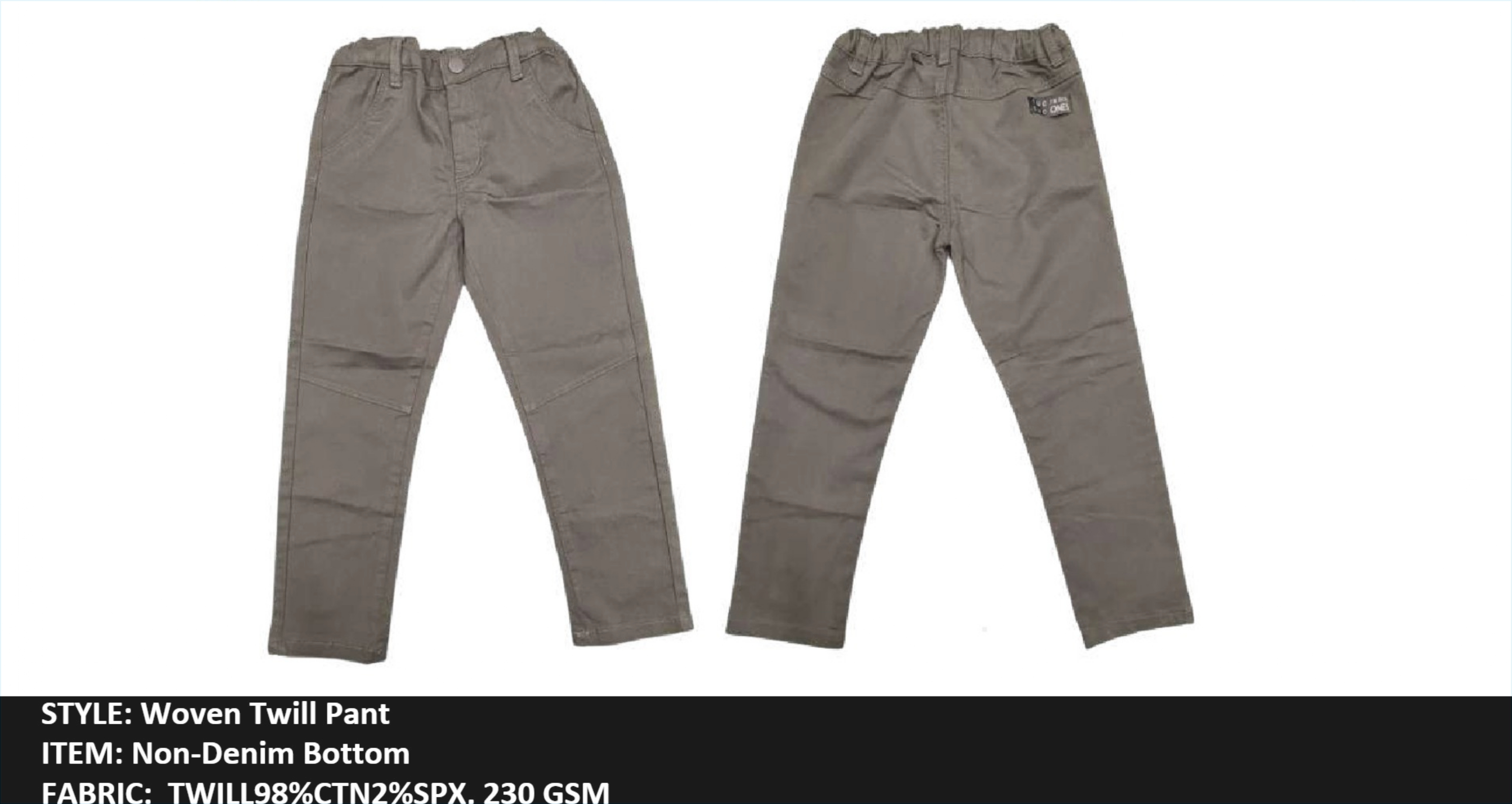 Non-Denim Bottom shorts(KIDS)